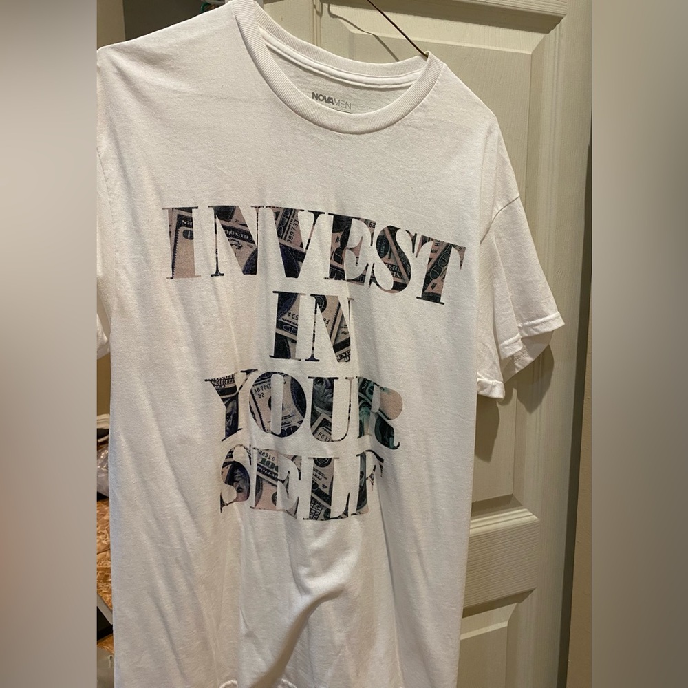 Invest In Your Self Medium Money Style Shirt